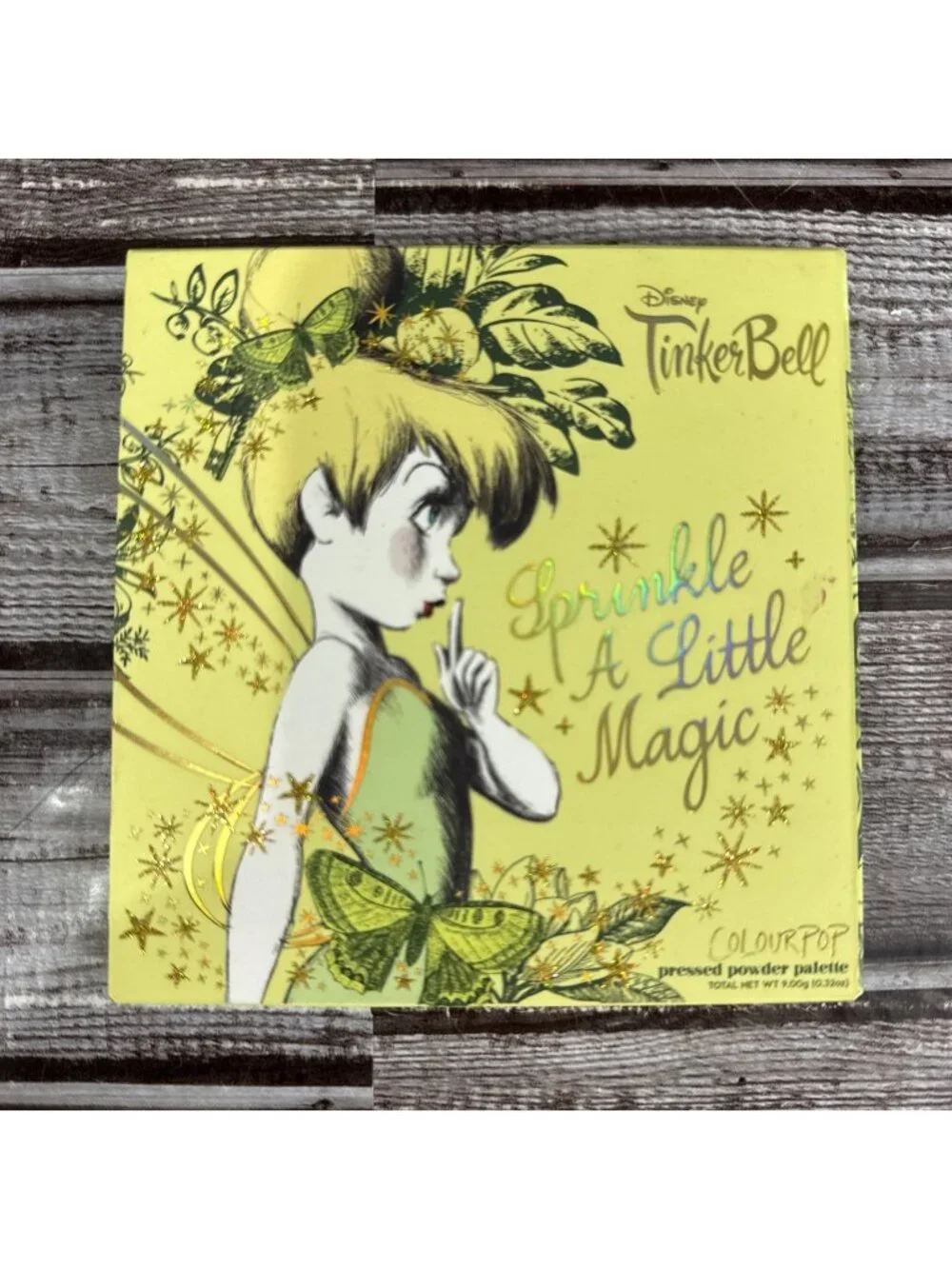 ColourPop Disney TinkerBell Sprinkle A Little Magic 9-Pan Pressed Powder 0.32oz